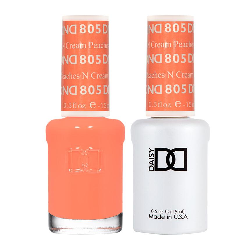 DND DC Gel & Lacquer Duo Peaches n Cream #805